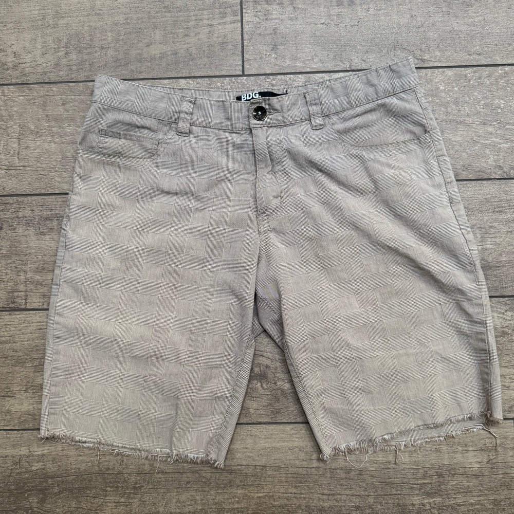 Vintage BDL Plaid Cutoff 10” Shorts